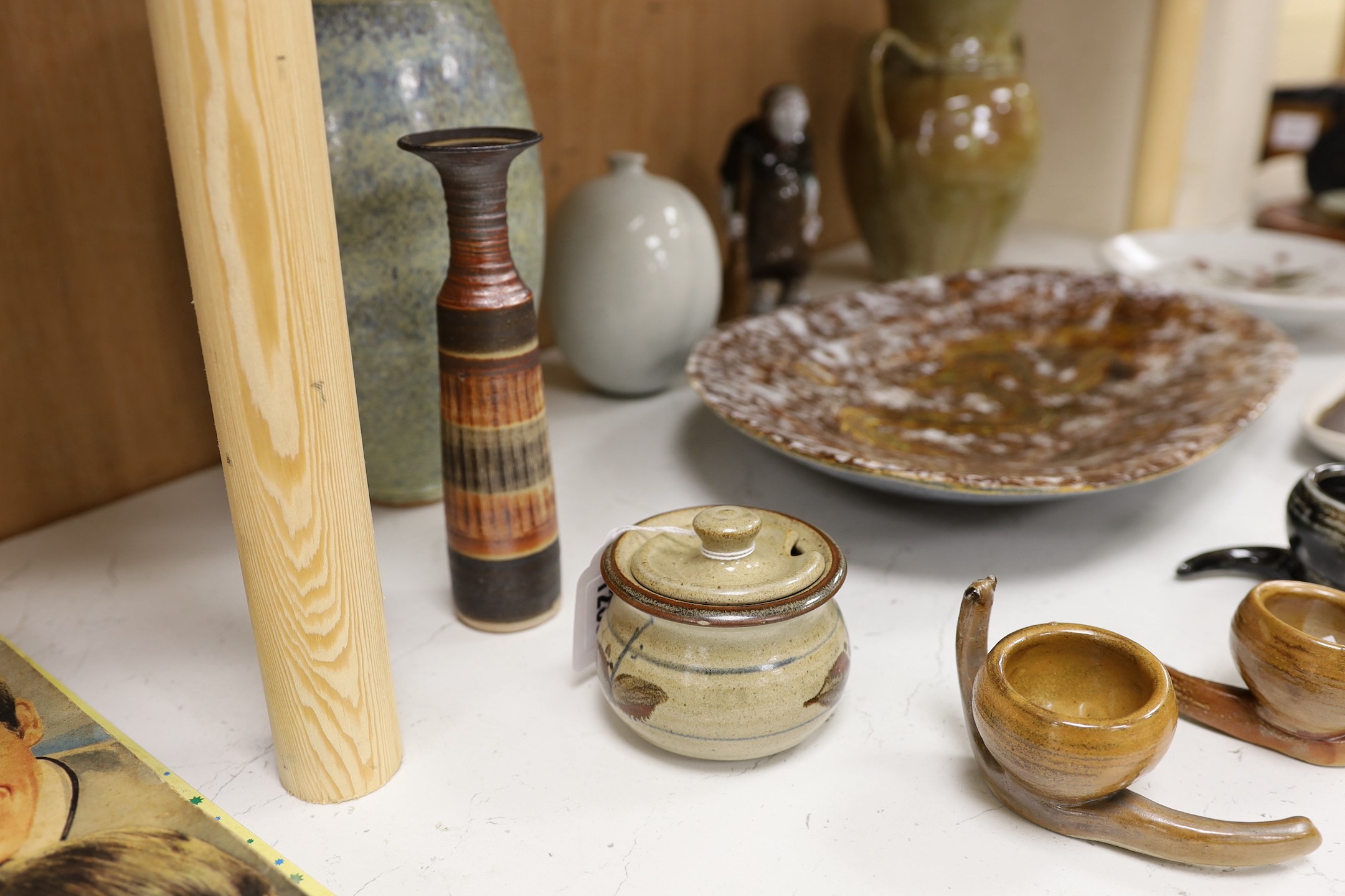 A selection of various contemporary ceramics, to include, Marianne deTrey, Christ Aston, Rowena Kinsman and others